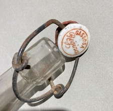 BOTTIGLIA DA COLLEZIONE-VETRO CHIARO-GASSOSA REGINA-PUBBLICITARIA-D'EPOCA