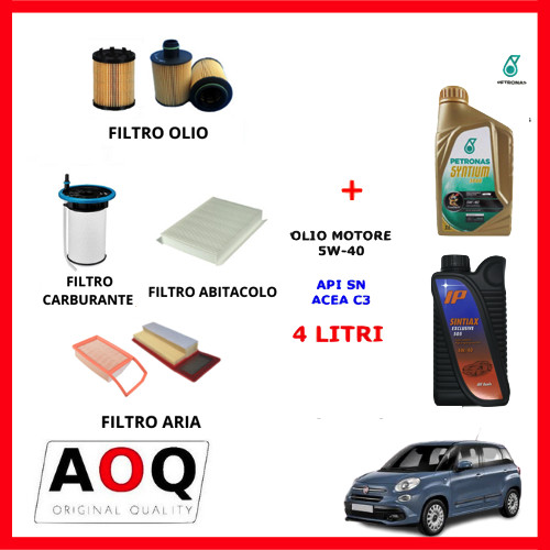 Aoq kit tagliando fiat 500 - fiat, l