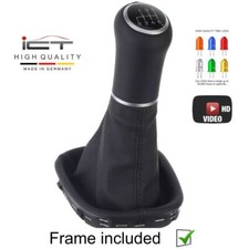 Pelle ICT pomello cambio cuffia per Mercedes W203 S203 CL203 00-03/04 LED A41