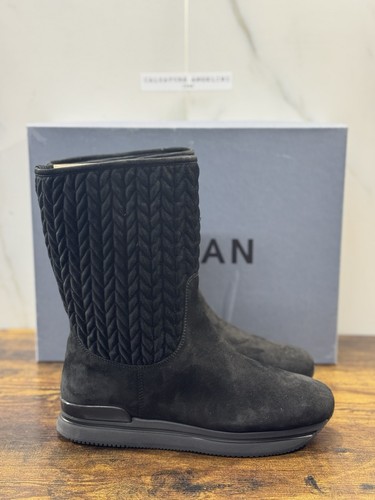 Hogan stivaletto suede nero - ,