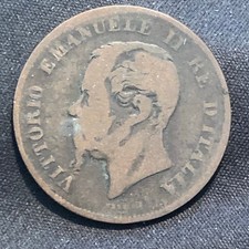 1867-N Italy 5 Centesimi