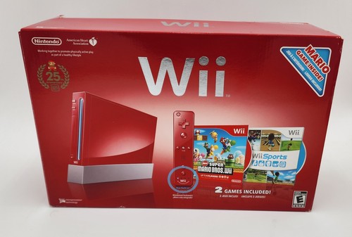 Nintendo wii red super mario - wii,