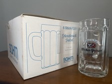 Tazza birra 6 NOS vintage SAHM