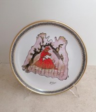 Piatto Nicasio Catanese Collezione Il Cardillo D'oro 1980 Firmato M. Russo 