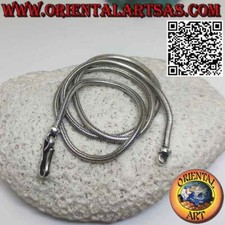 Collana snake in argento