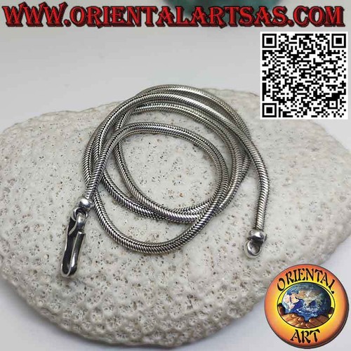Collana snake argento - collana, in