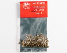 Chiodini ottone 7 mm (200 pz