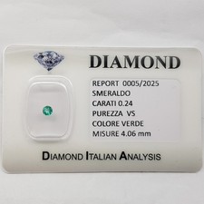 SMERALDO TAGLIO TONDO 0.24