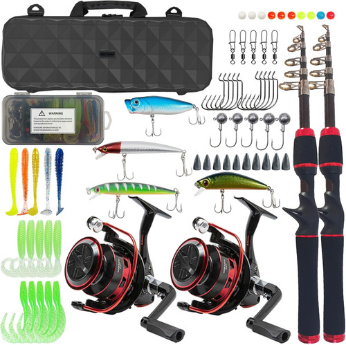 Set canne pesca e - di, da