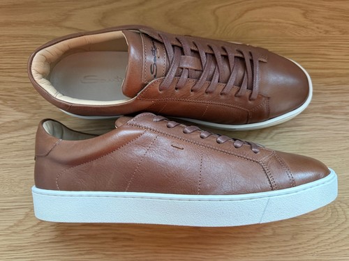 Santoni uomo marrone sneaker - santoni,