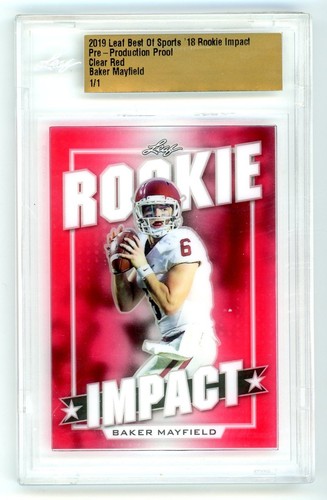 Baker mayfield rookie - mayfield, 1/1