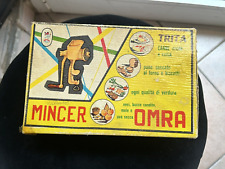 VECCHIO TRITACARNE MANUALE  ANNI 50 CON SCATOLA MINCER OMRA OLD MEAT GRINDER