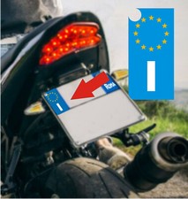 1 MOTORCYCLE LICENSE PLATE
