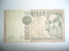BANCONOTA 1000 LIRE M. POLO REPUBBLICA ITALIANA 1982 SPL SERIE GA