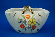 Settimio Rometti Umbertide Vaso borsetta ceramica Art Deco 1900 (Pucci Baldelli)