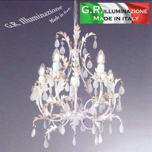 Lampadario ferro battuto 5 - in,