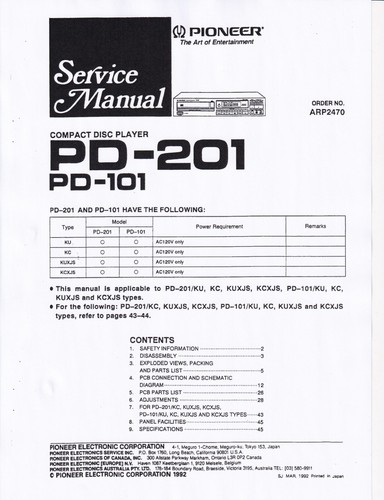 Servizio manuale istruzioni - servizio, di