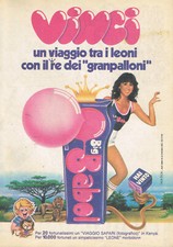 Pubblicità 1982_BIG BABOL (Daniela Goggi)_VINCI UN VIAGGIO SAFARI_cm. 19 x 13