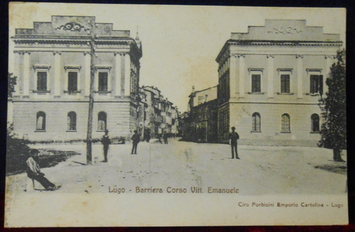 Cartolina lugo barriera corso - cartolina,