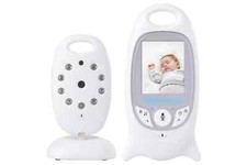 Baby Monitor  Visione Notturna Monitoraggio Temperatura Wireless Video LCD Audio