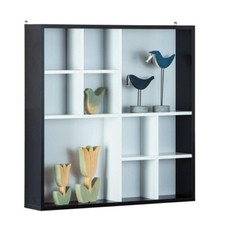 Libreria Bianca Nera da Parete