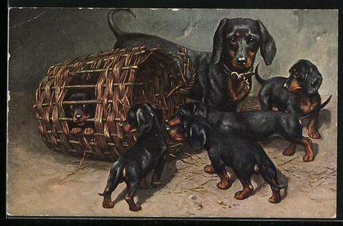 Cartolina artistica mamma