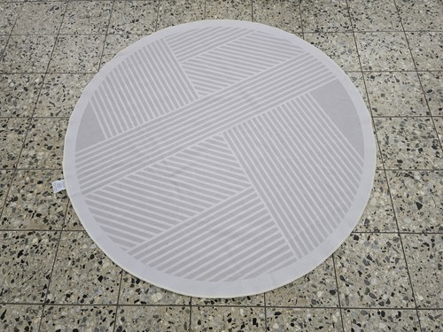 Tappeto rotondo 160 grigio - tappeto,
