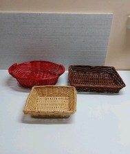 Tris di ceste in vimini