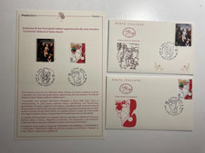 2019 Bollettino Illustrativo + Buste FDC Santo Natale Soggetto Laico e Religioso