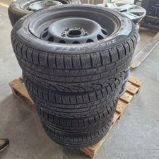 Set 4 Cerchi Ferro 16 Pollici Audi 4 Gomme Pirelli SOTTOZERO 205/55R16 91H M+S