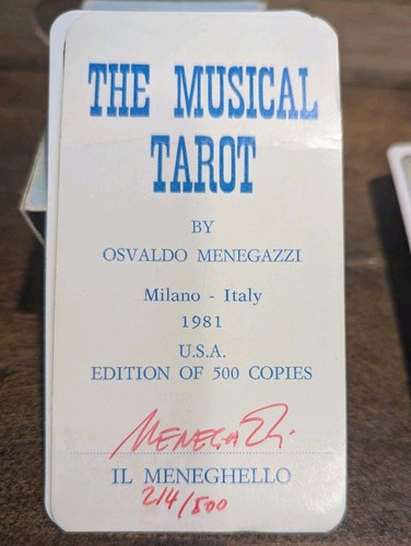 Tarocchi musicali 1981 osvaldo - musicali,