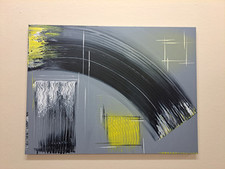 Quadro astratto su tela 60x80