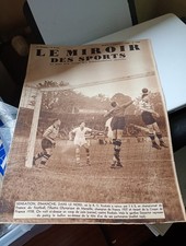 1938- FRANCIA -Racing Club de Roubaix -  rivista "Le  Miroir des sports"