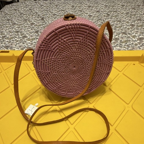 Borsa tracolla rosa rotonda - borsa,