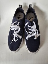 scarpe uomo calvin klein, blu, 43, vulcanized skate oxford sneakers