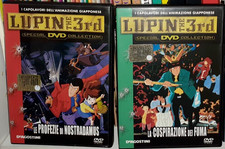 Lot LUPIN the Third set 2 DVD Vintage Anime Movie + 1 Manga comics RUPAN SANSEI