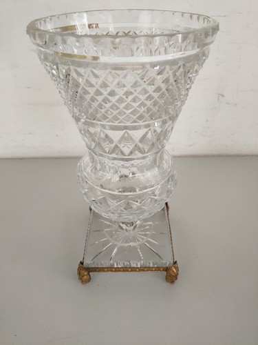 Vaso cristallo trasparente - vaso,