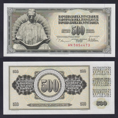 Banconota jugoslavia 500 - banconota,