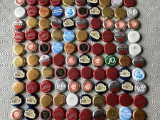 100 beer bottle tops crown caps . Guaranteed All perfect .  FREEPOST