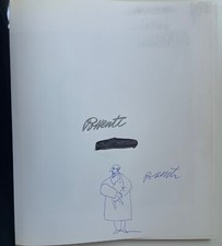 Possenti Antonio "Disegno a penna biro su catalogo"