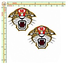 Adesivi marco simoncelli tigre sticker moto casco helmet stampa su pvc 2 pz.
