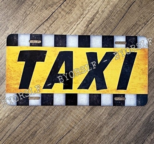 Targa taxi metallo - targa,