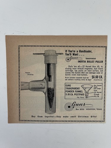 Annuncio vintage 1954 pistole - 1954,