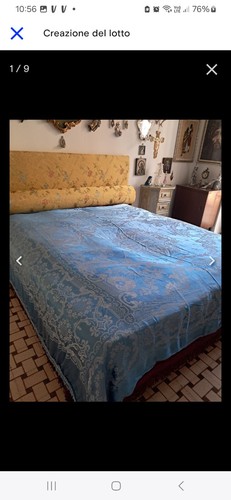 Copriletto matrimoniale seta