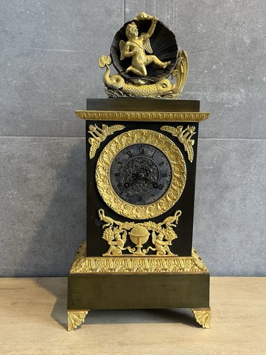 Orologio impero bronzo - orologio, dorato
