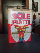 FUSTINO GRANDE SOLE PIATTI DETERSIVO VINTAGE anni '80 Lire Pubblicità Epoca