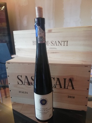 Vuota grappa sassicaia - vuota,