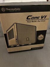Thermaltake Core V1 SPCC Mini ITX Cube Chassis per computer - Nero