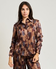 Camicia donna Manila Grace a fantasia geometrica