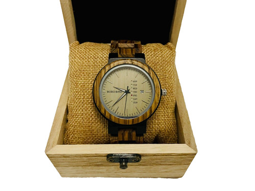 Orologio legno con - con, datario